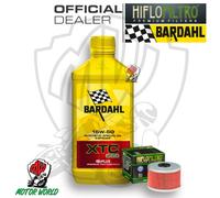 KIT TAGLIANDO 1 LT BARDAHL XTC 15W50 FILTRO Kawasaki Z 125 Pro 2019 2020