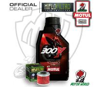KIT TAGLIANDO 1 LT MOTUL 300V 10W40 FILTRO HIFLO Honda CRF 450 R 2019 2020