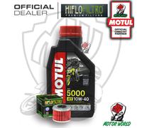 KIT TAGLIANDO 1 LT OLIO MOTUL 5000 10W40 FILTRO Hyosung GT 125 Comet 2011 2012
