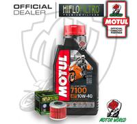 KIT TAGLIANDO 1 LT OLIO MOTUL 7100 10W40 FILTRO Honda CRF 250 X 2010 2011 2012