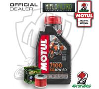KIT TAGLIANDO 1 LT OLIO MOTUL 7100 10W60 FILTRO HM 500 CRM-X 2013