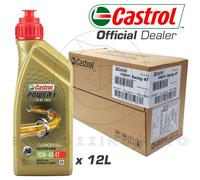 KIT TAGLIANDO 12L OLIO CASTROL POWER1 RACING 10w40 100%SINTETICO JASO MA2 API SL