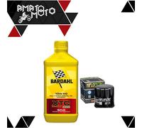 KIT TAGLIANDO 1L OLIO MOTO BARDAHL XTC10W50 OFFROAD+FILTRO HF175 PER HARLEY DAVI