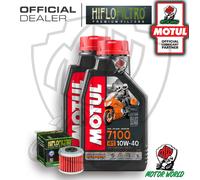 KIT TAGLIANDO 2 LT OLIO MOTUL 7100 10W40 FILTRO Honda CRF 150 R 2010 2011 2012
