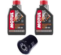 Kit Tagliando 2 Lt Olio Motul E Filtro Piaggio Vespa S 125 150