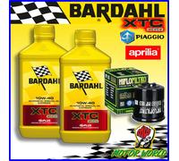 KIT TAGLIANDO 2LT BARDAHL XTC 10W40 + FILTRO Gilera 500 Nexus / SP 2013 2014