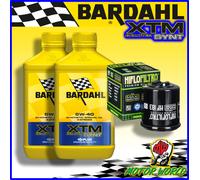 KIT TAGLIANDO 2LT BARDAHL XTM 5W-40 + FILTRO Piaggio 125 150 Vespa LX 4T 3V 2016