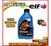 KIT TAGLIANDO 2LT OLIO ELF MOTO 4 SBK 10W40 SUZUKI DR250 SE-P,R,S,T,V Off Road 2