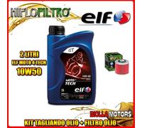 KIT TAGLIANDO 2LT OLIO ELF MOTO TECH 10W50 YAMAHA XV250 U,UC,H,N 3LW,3LS 250CC 1