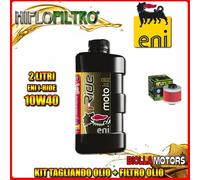 KIT TAGLIANDO 2LT OLIO ENI I-RIDE 10W40 SYNTHETIC TECH APRILIA 125 Leonardo / ST