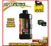 KIT TAGLIANDO 2LT OLIO ENI I-RIDE 10W40 SYNTHETIC TECH GILERA 500 Nexus / SP 500
