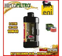KIT TAGLIANDO 2LT OLIO ENI I-RIDE 10W40 SYNTHETIC TECH HONDA XR250 R-L,M,N,P,R,S