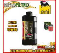 KIT TAGLIANDO 2LT OLIO ENI I-RIDE 10W40 SYNTHETIC TECH YAMAHA YFZ450 R-Y,Z,A,B,D