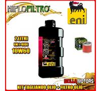 KIT TAGLIANDO 2LT OLIO ENI I-RIDE 10W60 TOP SYNTHETIC PIAGGIO 125 Sfera FL 4T 12