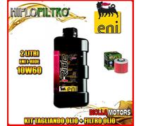 KIT TAGLIANDO 2LT OLIO ENI I-RIDE 10W60 TOP SYNTHETIC YAMAHA XV250 S,SC,T,TC,V,V