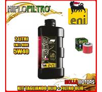 KIT TAGLIANDO 2LT OLIO ENI I-RIDE 5W40 TOP SYNTHETIC YAMAHA XV250 U,UC,H,N 3LW,3