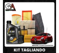 Kit Tagliando 3 filtri 4 litri olio Selenia K 5w40 Alfa romeo giulietta 1.8 TBI