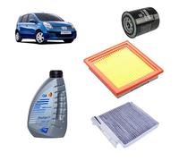 Kit tagliando 3 filtri + 4L olio 5W-30 Q8 Prestige compatibile con Nissan note 1.4 Benzina 2006-2012