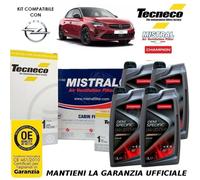 KIT TAGLIANDO 3 FILTRI + 4LT OLIO 0W20 OPEL CORSA F 1.2 74KW 2021-2024 HN05