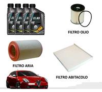 KIT TAGLIANDO ALFA ROMEO GIULIETTA 1.4 GPL 3 FILTRI + 4LT SELENIA MULTIPOWERGAS