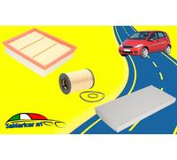 KIT TAGLIANDO 3 FILTRI ADATTO PER MERCEDES-BENZ W169 BENZINA 09/2004->
