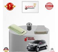 KIT TAGLIANDO 3 FILTRI BMW CITROEN C1 1.0 BENZINA 50KW 68CV DAL 2007 ->