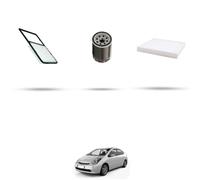 Kit tagliando 3 filtri compatibile con Toyota Prius 1.5 Hybrid 82kw dal 2003