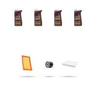 Kit tagliando 3 FILTRI e 4L OLIO M compatibile con Ford Focus C-Max 1.6 Ti-VCT 85kw dal 2004