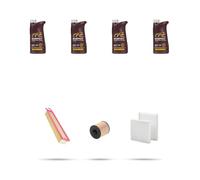 Kit tagliando 3 FILTRI e 4L OLIO M compatibile con Peugeot 207 1.4 VTI 70kw dal 2007