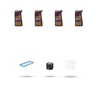 Kit tagliando 3 FILTRI e 4L OLIO M compatibile con Smart ForTWO II Coupe/Cabrio (451) 1.0 62kw Dal 2007