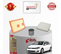 KIT TAGLIANDO 3 FILTRI E OLIO xVOLKSWAGEN GOLF VII 1.4 TSI 103KW 140CV 2013 ->