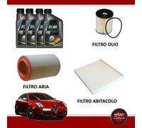 KIT TAGLIANDO ALFA ROMEO GIULIETTA 1.4 GPL 3 FILTRI + 4LT SELENIA MULTIPOWERGAS