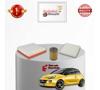 KIT TAGLIANDO 3 FILTRI OPEL ADAM 1.2 69KW 94CV DAL 2013 ->