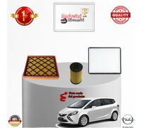 KIT TAGLIANDO 3 FILTRI OPEL ZAFIRA C 1.4 TURBO 103KW 140CV DAL 2011 ->