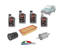 KIT TAGLIANDO 3 FILTRI PER FIAT PANDA 141 1100 MPI 40KW 2001-> SELENIA 20K 10W40