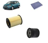 Kit tagliando 3 filtri per Ford C-Max II 1.0 Ecoboost 2010-2019
