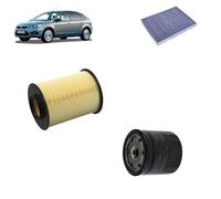 Kit tagliando 3 filtri per Ford Focus II 1.6 benzina 2004-2013