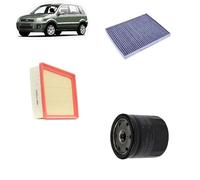 Kit tagliando 3 filtri per Ford Fusion 1.4 benzina 2002-2014