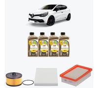 Kit Tagliando 3 Filtri Renault CAPTUR 1000 TCE 90 CV 100 DAL 2020 +4 LT OLIO
