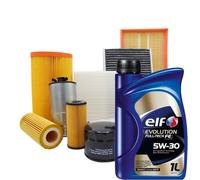 Kit tagliando 3 filtri Renault Clio IV 1.5 Dci 5 Litri ELF 5W30