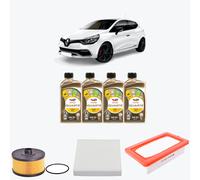 Kit Tagliando 3 Filtri Renault Clio V 5 1000 TCE 90 CV 100 DAL 2019 +4 LT OLIO