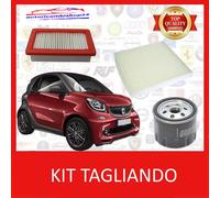 KIT TAGLIANDO 3 FILTRI SMART COUPE CABRIO 453 1.0 BENZINA DAL 2014 IN POI