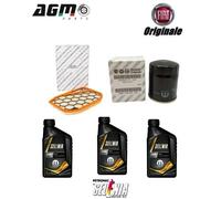 KIT TAGLIANDO 3 L SELENIA ECO 2 0W20 FILTRI OLIO ARIA ORIGINALE FIAT PANDA 1.0 H