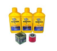 KIT TAGLIANDO 3 LT OLIO BARDAHL XTM 10W40 + FILTRO YAMAHA XZ 550 "82-84
