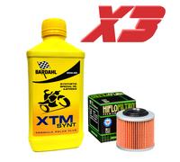 Kit tagliando 3L Bardahl XTM Synt 20W50 filtro olio HifloFiltro HF151