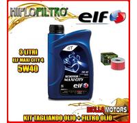 KIT TAGLIANDO 3LT OLIO ELF MAXI CITY 5W40 HONDA CX 500 TC Turbo PC03 500CC 1982-