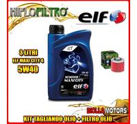 KIT TAGLIANDO 3LT OLIO ELF MAXI CITY 5W40 YAMAHA XTZ660 Tenere 3YF 660CC 1996-19