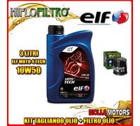 KIT TAGLIANDO 3LT OLIO ELF MOTO TECH 10W50 HONDA VT750 C CD CD2 Shadow RC44 750C