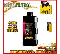 KIT TAGLIANDO 3LT OLIO ENI I-RIDE 10W60 TOP SYNTHETIC KTM 950 Adventure S 950CC
