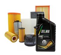 KIT TAGLIANDO 4 FILTRI + 4LT OLIO ORIGINALE 0W30 PER PANDA 3° SERIE 1.3 D MULTIJET DIESEL